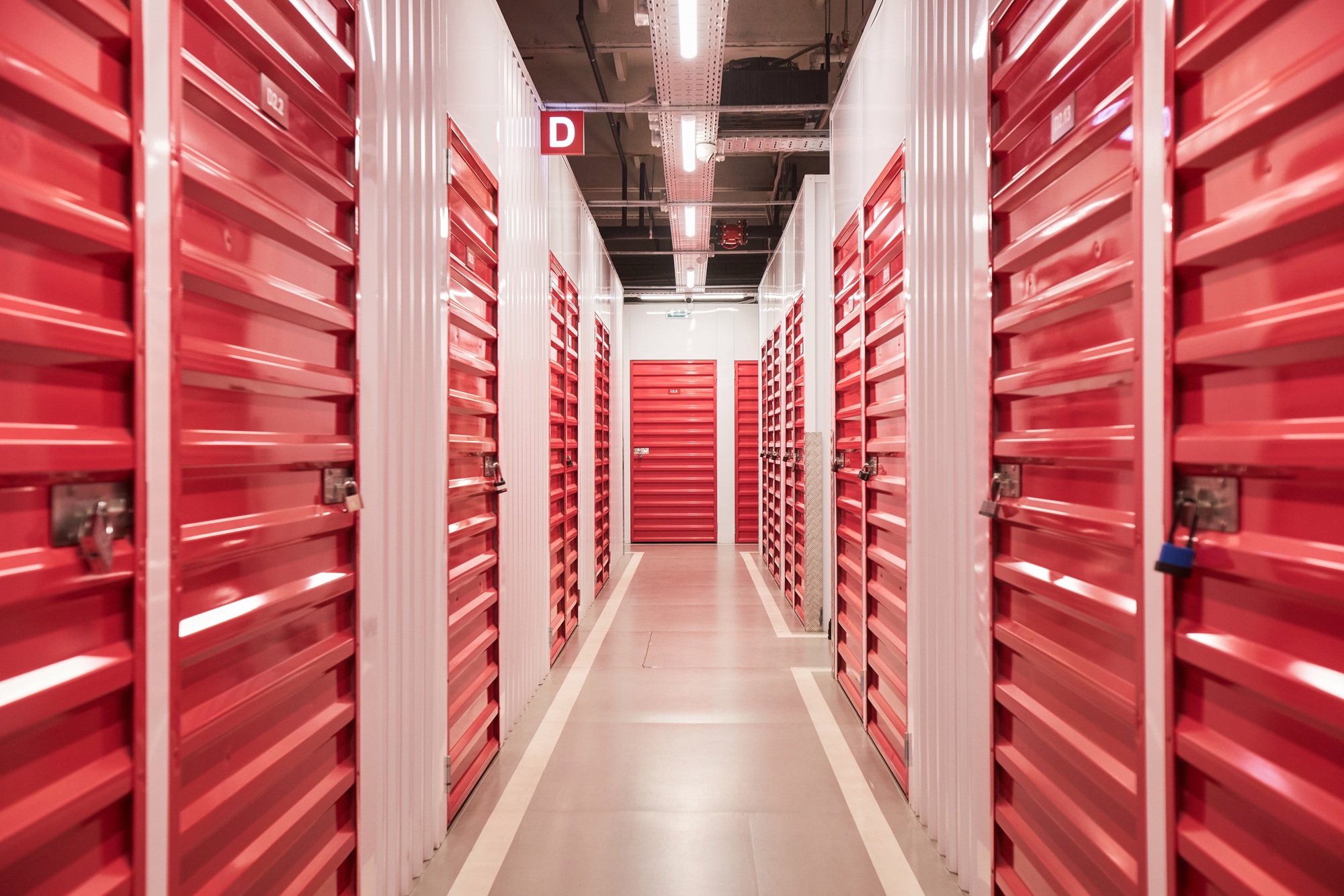 Locked Doors in Storage Facility